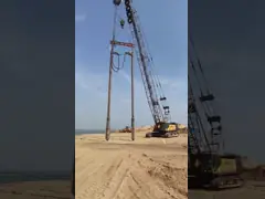 Промышленное виброфлотационное уплотнительное устройство Фундаментная обработка Строительство Виброфлот video