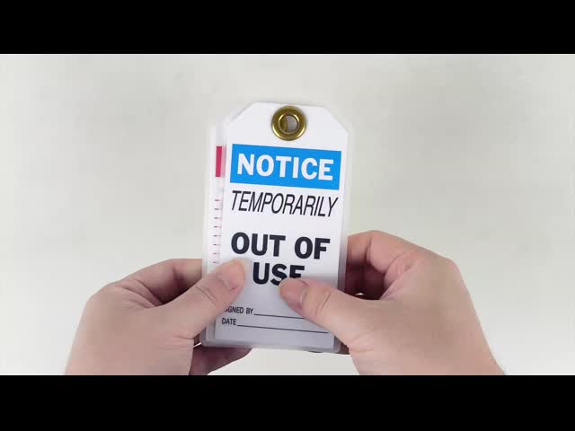 Пластиковый метчик на заказ Белый прямоугольный ПВХ видео