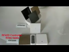 EU Standard 1 Button Wireless Remote Switch For 433.92MHZ Frequency And Convenient Installation Sensor Switches