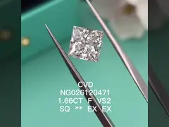 Princess Cut Loose GRA Moissanite Diamond D VVS1 Square Shape Moissanite