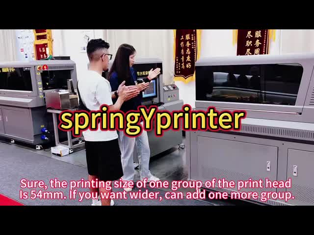 Машина для печати на холсте (UV flatbed printer) с выходом 60 ППМ видео