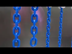 Барьер контроля толпы Стальная цепь с стыковым звеном Заграждение Черная пластиковая цепь Впрыска структура video