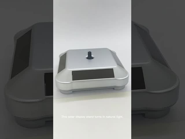 360° Solar Powered Turntable Revolving Display Turntable For Displaying Goods