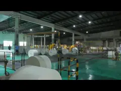 Свернутая легкая покрытая бумага гладкая LWC двухсторонняя покрытая бумага с девственной деревянной целлюлозой video