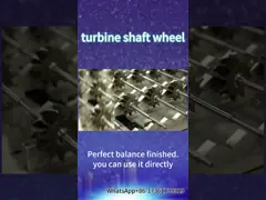 MS-TECH Turbo GTW38 Турбинный вал колеса 713215-4 для 841691-0003 Turbo Ind 74.17 мм Exd 64.56 мм лезвия 5+5 video