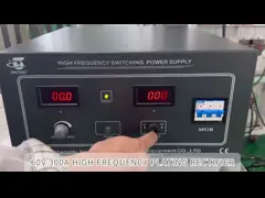 высоковольтный анодирующий ректификатор 360В 25А напряжение тока индивидуально регулируемый ректификатор покрытия video