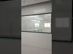 Tempered Smart PDLC Film Switchable Privacy Glas Energized Atomized