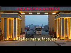 90 Вт мм*13 Толщина мм*10 слой Лист пружины 3 оси фургон коробка полуприцеп для грузовых перевозок video