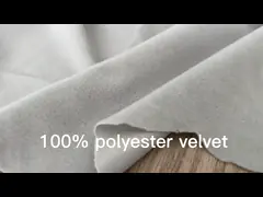 100% Polyester Velvet Material Waterproof 105-180gsm For Doll