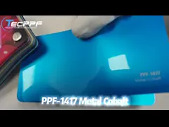 8mil Colour Change Paint Protection Film In Metal Cobalt Lavender Colour With Polymeric Hydrophobic Layer video