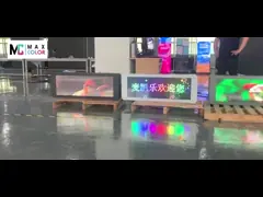 Full Color Outdoor roof mounted led screen for car Top Customized Size
