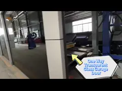 Aluminum Transparent Glass Automatically Garage Door For Residential Buildings