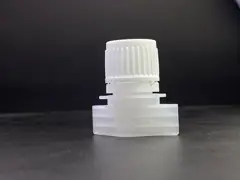 13mm Plastic Spout Caps use on detergent pouch packaging
