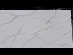 Polished Inexpensive Quartz Countertops Non Porous White Quartz Counter Tops