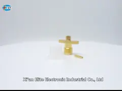 Женские 2 отверстия служат фланцем соединитель 50Ohm держателя SMA RF покрытое золотом video