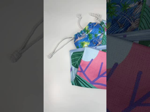 Вафля Aquacool быстрая суша соткет полотенца Microfiber приставает одеяло к берегу для песка