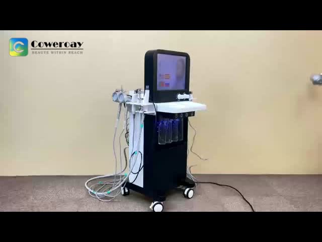 OEM Hydro Facial Diamond Dermabrasion Facial Machine с микро иглой Rf видео