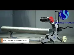 STC12A High Speed Steel Pipe Cutting Machine 2'' - 12''  SCH40 Steel Pipe