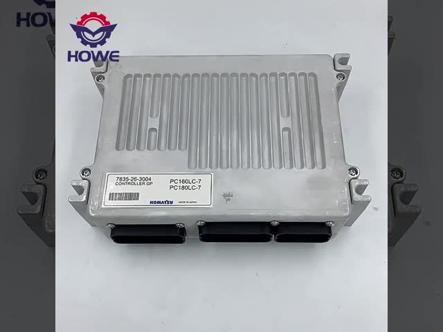 Электрические части экскаватора PC160 Контроллер Компьютерная панель ECU 7835-26-3000 видео