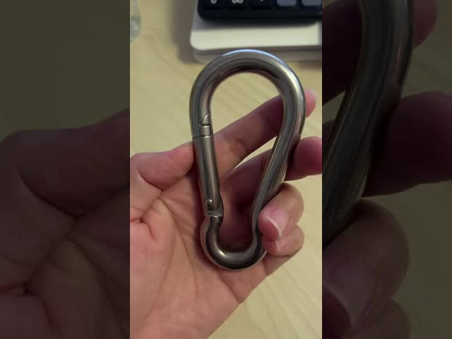 400lbs Load Capacity Heavy Industry Stainless Steel Carabiner Clip with Customized Design