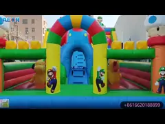 Commercial pvc fun city jumping bounce house inflatable amusement park  for kids and adult