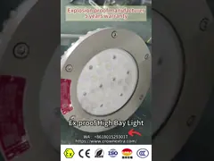 Ex Proof High bay Light 180lm/w ATEX Corrosion Resistant IP66 Led Outdoor Ceiling Light 50W-250W
