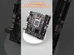 PCWINMAX H110 Desktop Motherboard DDR4 LGA 1151 Micro ATX H110 Mainboard for 6th 7th Gen i3 i5 i7