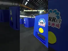 Impact Resistant Polyethylene Cattle Water Trough for Grazing Animals