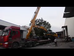 Telescopic Arm For Caterpillar CAT336D Big Excavator With 1.4m3 Clamshell Bucket