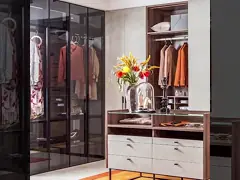 Средневековый организатор одежда ходить в шкафу шкаф Простой гардероб для мебели в спальне video