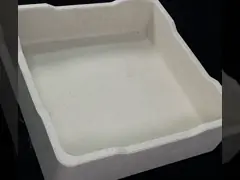 Durable Black Smooth And Flat Refractory Kiln Furniture Brick