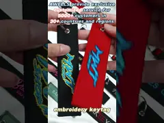 Оптовая продажа Olecranon Hook Дешевый Custom Flight ткань Вышивка Jet tag Тканый ключевой с вашим логотипом video