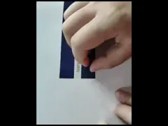 Вровень 4 горячее плавят ленту безопасностью трамбовки свободного пространства ленты уплотнения очевидную для сумки курьера video