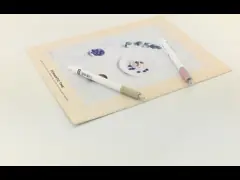 0.5mm Simple Plastic Press Creative Gel Ink Pen Fluent Writing Soft Grip Quick Dry Ink