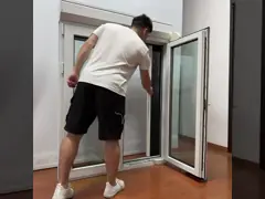 Weather Proof PVC Casement Windows Manual  EPDM Seal  Flush Windows Upvc