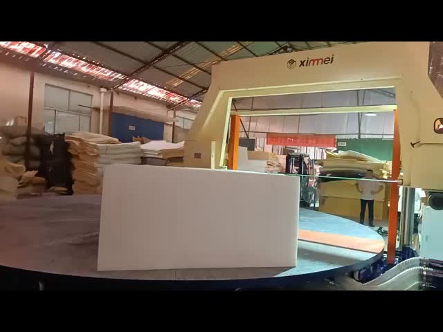 CE Rotação horizontal 360 cortar máquina de corte de espuma espuma mesa de trabalho redonda carrossel contínua máquina de corte