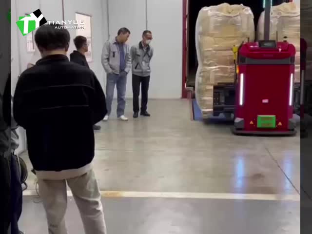 Load Capacity 1.2T Pallet Jack Agv Forklift Used In Cold Storage