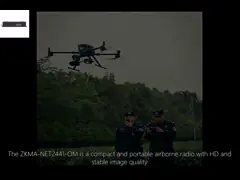 ZKMANET2441UM 2W 30KM Triple Frequency HDMI Video Transmission Module For Drone UAV