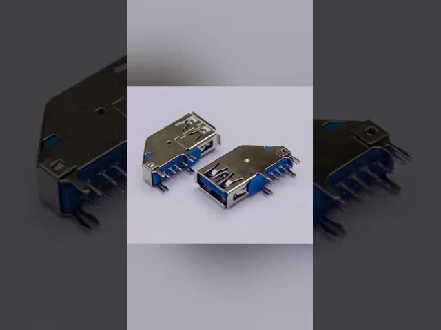 Tipo de alta velocidade do Usb 3,0 dos conectores do entrada/saída um tipo do mergulho do conector 90°