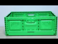 40 litre  Mesh Plastic Foldable Crate Stackable Moving Box Storage Bins Fruits