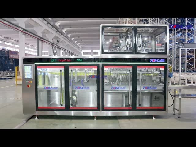 Máquina de Enchimento Automático Horizontal de Pesticidas 15-40 sacos / minuto Máquina de Enchimento e Selamento de Potência