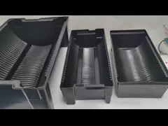 Чистая комната Лаборатория SMT PCB Arc Ring ESD Пластиковые подносы Коробка 26 Слот Хранилище Стойка Вставка Плита Антистатическая поднос video