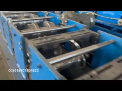 PLC Control System Steel Building Galvanized Self Lock Door Frame Roll Forming Machine