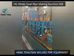Copper Cold Cut Pipe Mill Machine For Carbon Steel Round Pipe
