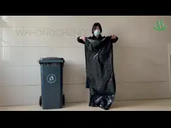 Industrial Heavy Duty Black Garbage Bags for Outdoor Trash Can Liners Household Products