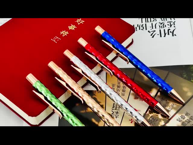 新しい到着 ロンブス ダイヤモンド 切断面 学校用 カラフル メタルボールペン