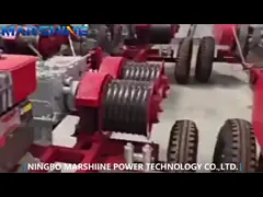 5 Ton Dual Bull Wheel Diesel Winch for Line Pulling and Tension