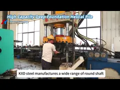 Hot Dip Galvanized Prefab Steel Ground Pile Foundation System Screw Helical Anchor Bolt