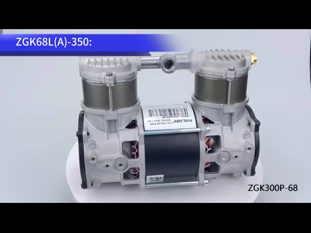 Oilless Air Pump Portable 68L/Min Air Compressor Head For Dental Compressor Parts