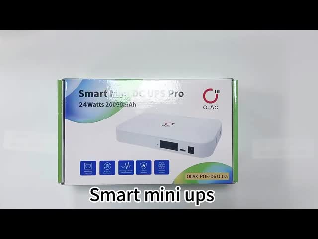 Olax POE D6 Power Supply Power Bank Smart UPS DC 12V Max Output 20000mah 74WH Battery Portable UPS Backup